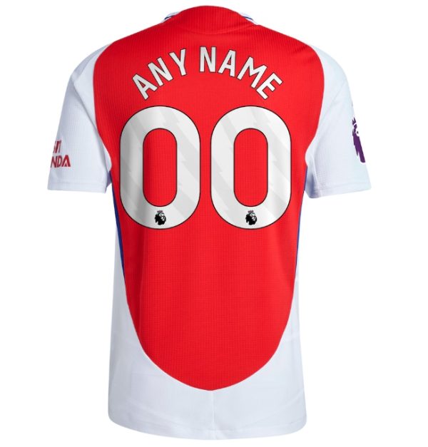 Kan ik een Arsenal tenue laten bedrukken met naam en nummer?